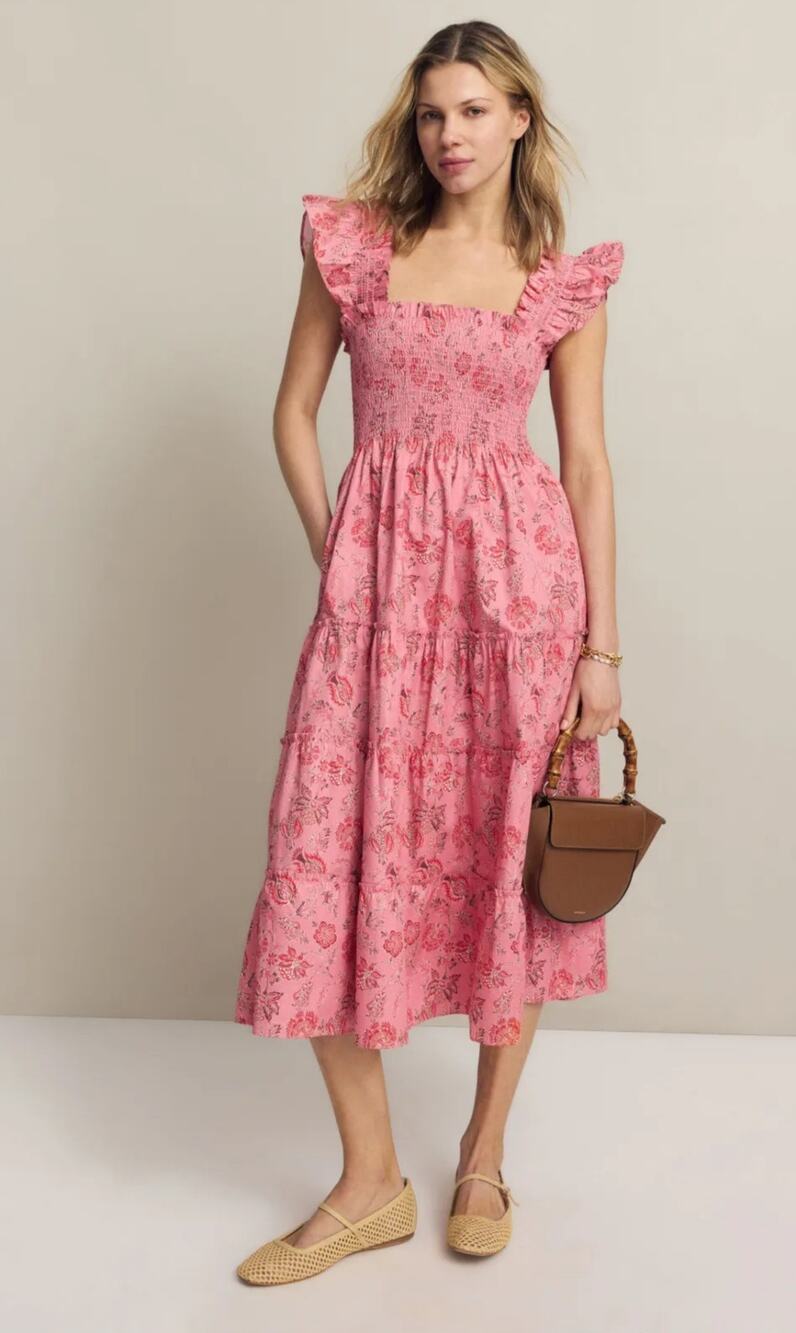 Hill House Home Pink Ellie Nap Dress Women Size M